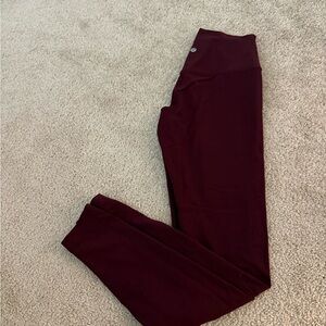 Kids Maroon Leggings